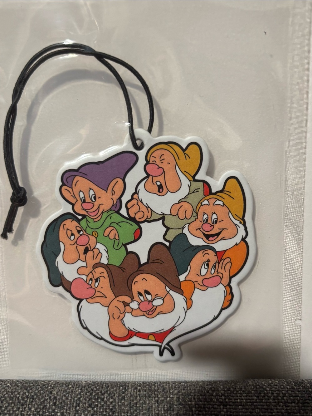Disney Seven Dwarfs Air Freshener - Colorful Cartoon Design